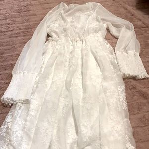White dress